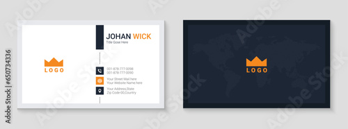  Corporate business card Design template