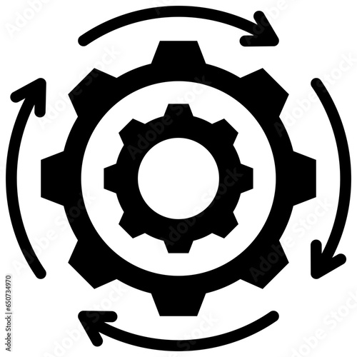Operations Glyph Icon