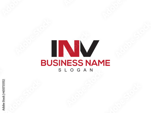 Minimalist Vector INV in Logo Letter Vector For Your Clothing Business