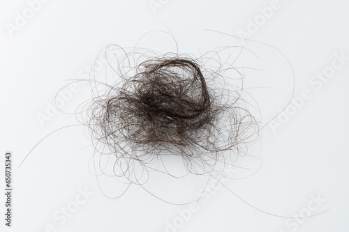 Black hair tuft photo