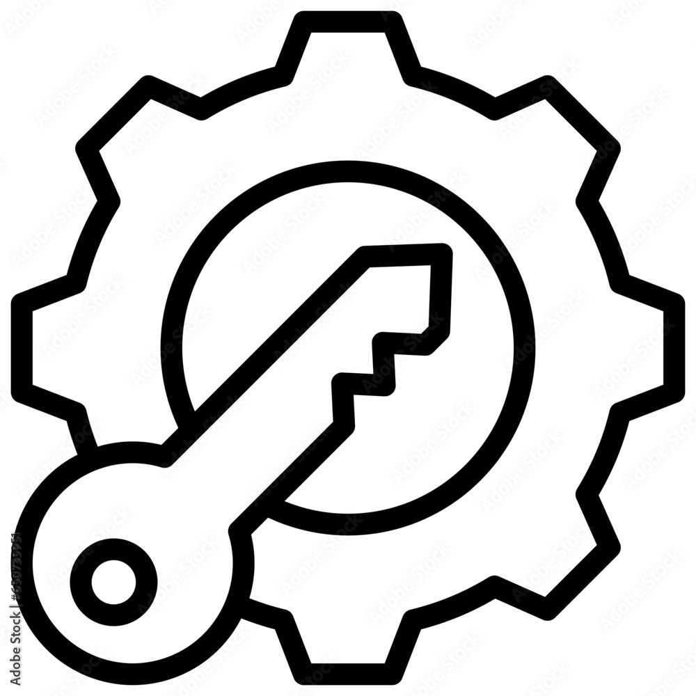 Key Activities Outline Icon Key Activities Outline Icon