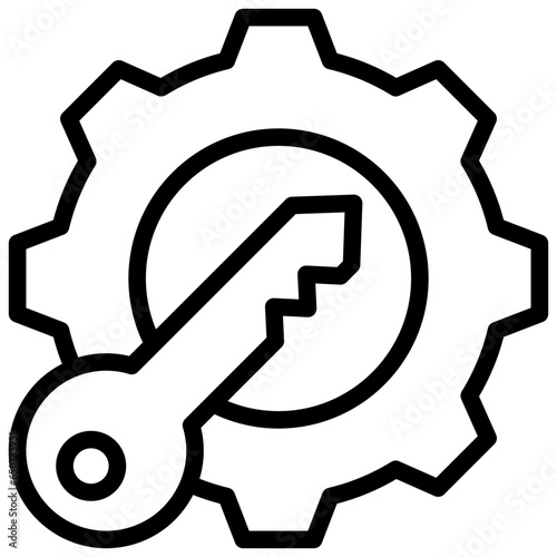 Key Activities Outline Icon