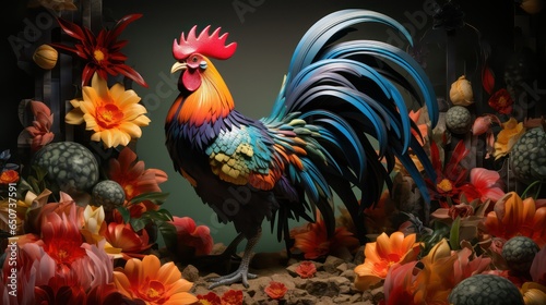 cock hen © Zain Graphics