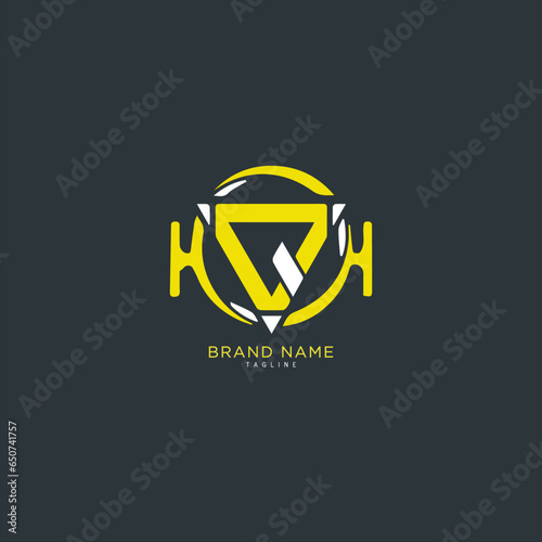 Alphabet letter Initial Q, QQ logo premium business typeface, minimal, innovative concept, creative, symbol, sign, Monogram, vector, startup, template graphic design.