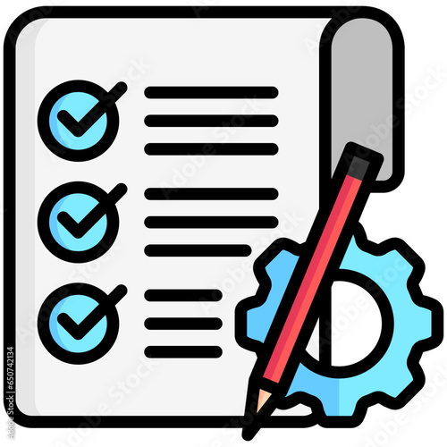 Method icon often used in design, websites, or applications, banner, flyer to convey specific concepts related to Assessment, educational, evaluative, and analytical purposes.