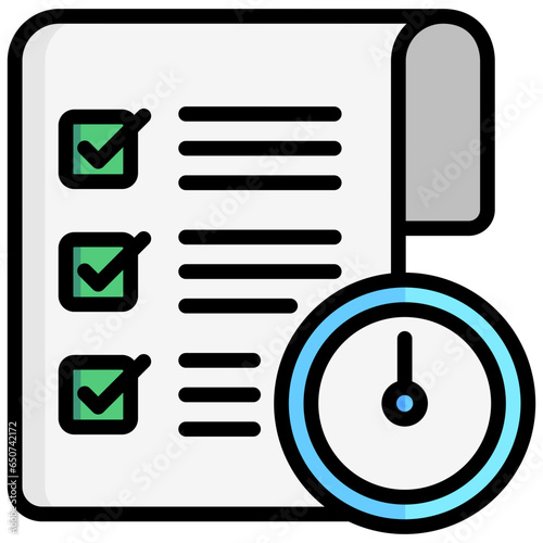 Planning icon often used in design, websites, or applications, banner, flyer to convey specific concepts related to Assessment, educational, evaluative, and analytical purposes.