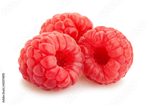 raspberry path isolated on white
