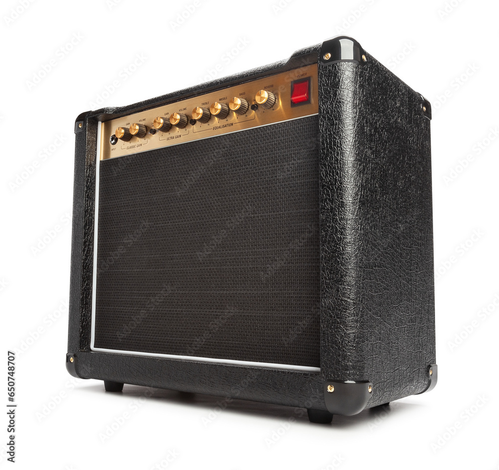 guitar amp path isolated on white guitar amp path isolated on white