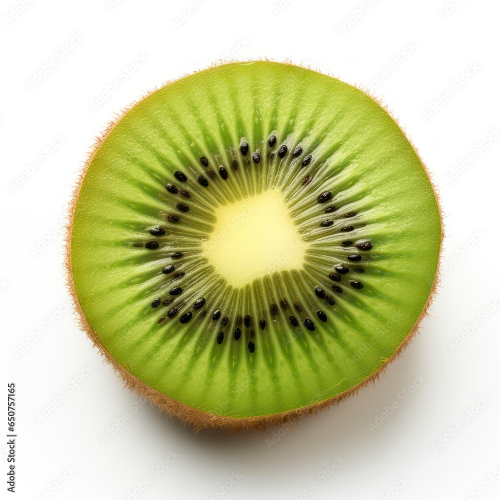 Sliced kiwi isolated on white background Sliced kiwi isolated on white background