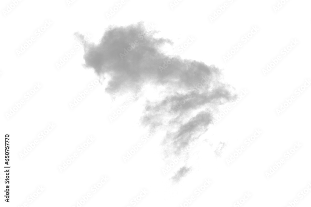 Dym, biała chmura bez tła  - obrazy, fototapety, plakaty 
