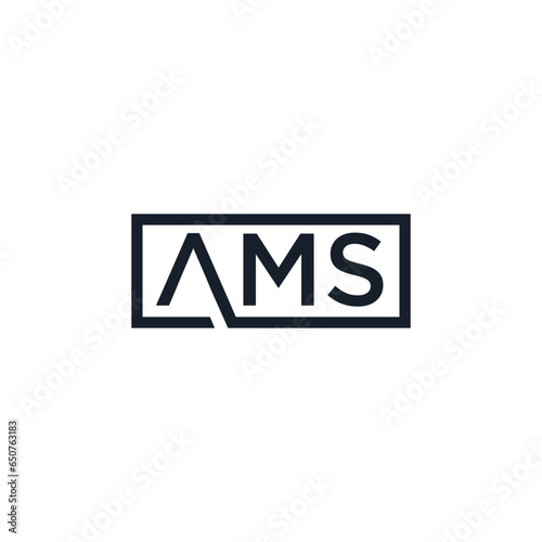 AMS logo abstract design