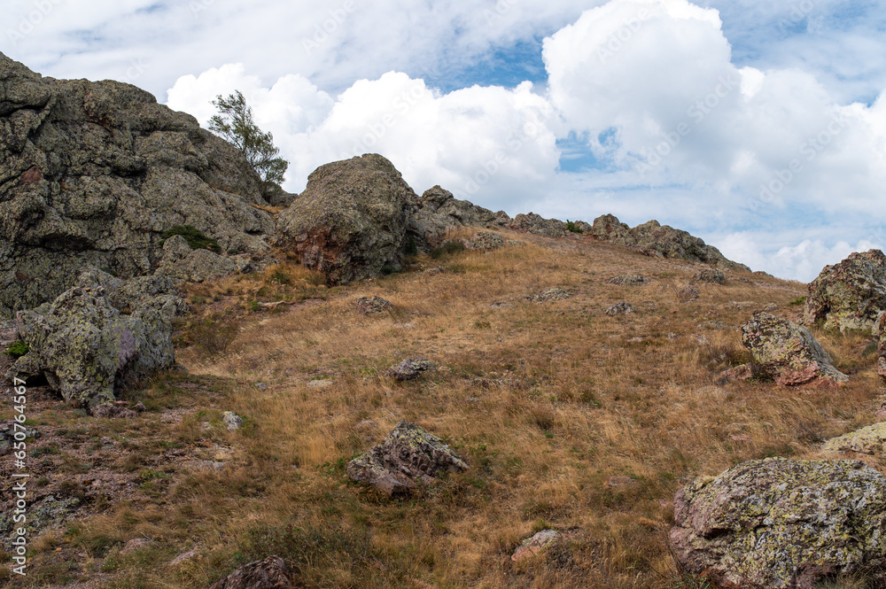 Bulgaria's Stara Planina mountains, towering majestically above the earth. Bulgaria's Stara Planina mountains, towering majestically above the earth.