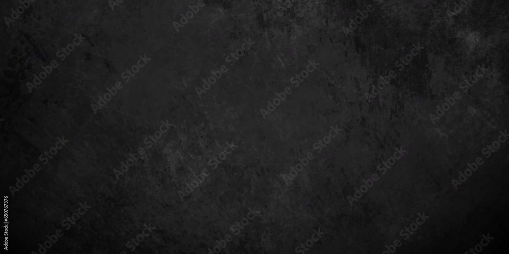 Grunge Black texture chalk board and black board background. stone concrete texture grunge backdrop background anthracite panorama. Panorama dark wall  black slate background or texture.