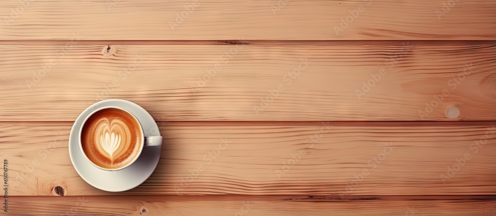 Wooden table standing alone on a isolated pastel background Copy space Wooden table standing alone on a isolated pastel background Copy space