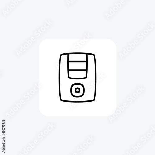 PC Computer Hardware, Computer Component  Line Style Oultine Icon