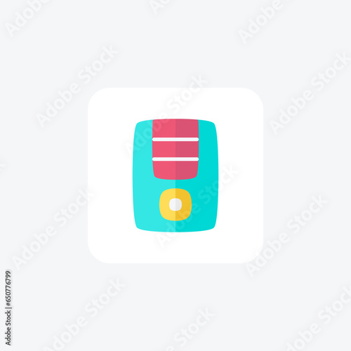 PC Computer Hardware, Computer Component  Flat Color Icon