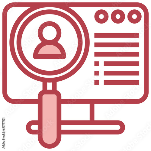 Recruitement filled outline icon,linear,outline,graphic,illustration photo