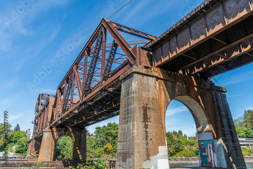 Ballard Locks Train Trestle 5