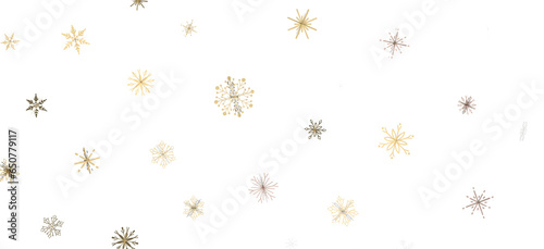 Winter Snow Symphony  Captivating 3D Illustration of Descending Snowflakes for Christmas