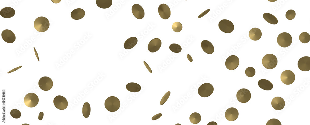 Radiant Revelry: Dynamic 3D Illustration of a Radiating Gold Confetti Celebration Radiant Revelry: Dynamic 3D Illustration of a Radiating Gold Confetti Celebration