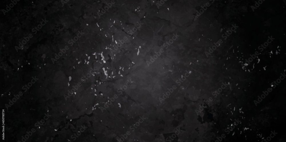 Obraz premium Black grunge abstract background.White dust and scratches on a black background. Distressed Rough Black cracked wall slate texture wall grunge backdrop rough background.