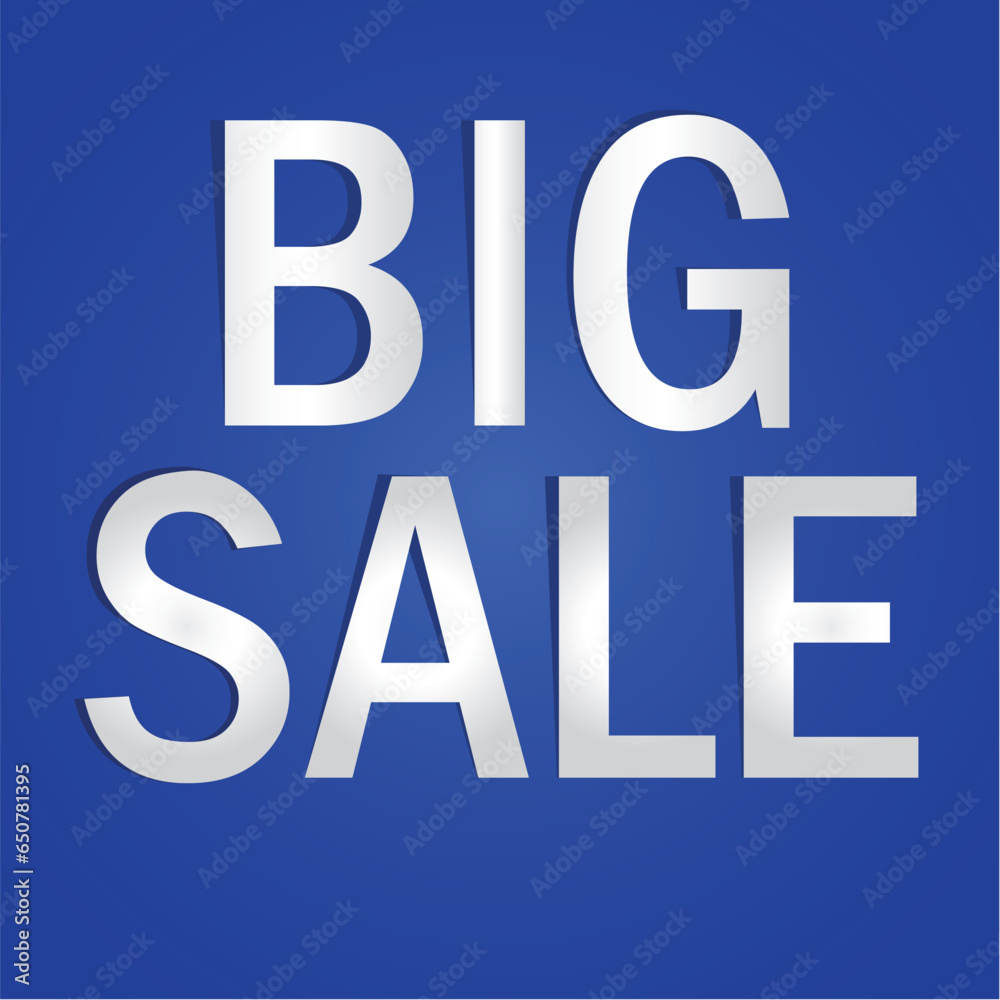 Big Sale Paper Folding Design. Vector Illustration Big Sale Paper Folding Design. Vector Illustration