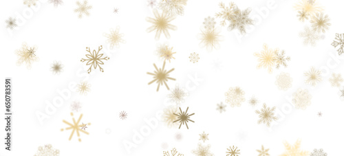 Festive Snow Drift: Captivating 3D Illustration of Descending Christmas Snowflakes