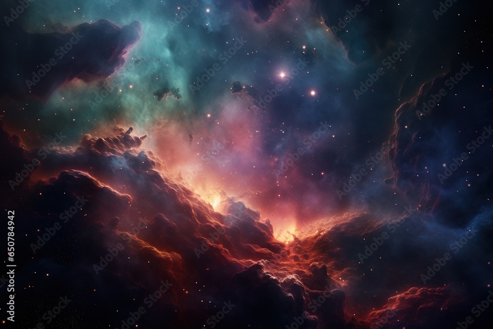 Cosmos nebula abstract background