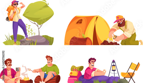 Camping Flat Set