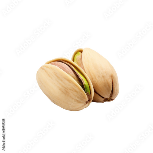 Pistachios Isolated on a Transparent Background
