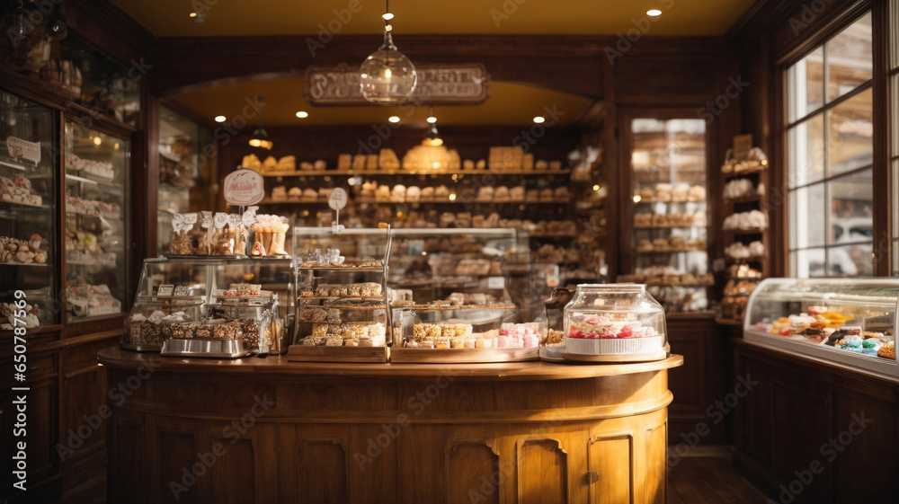 Sweet Delights: Inside a Cozy Confectionery Shop