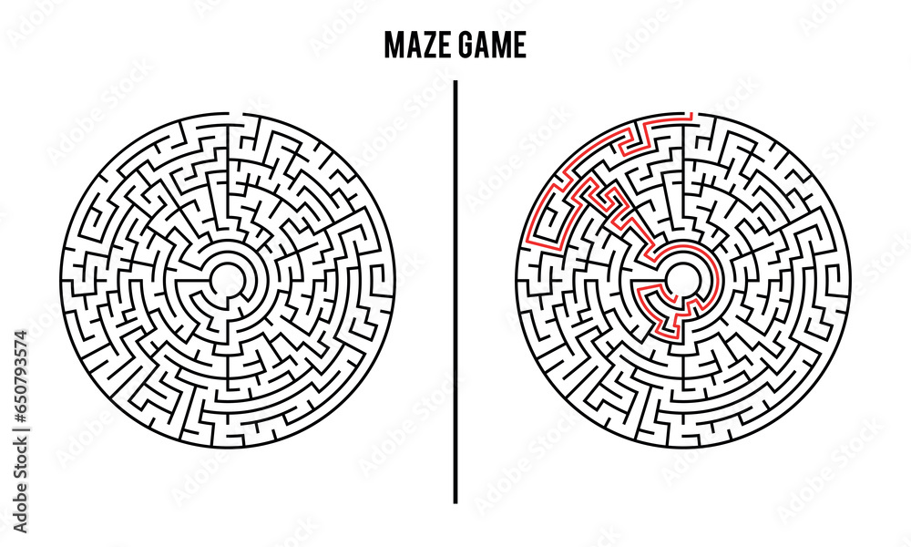 Advanced Circular/Circle Maze Puzzle Game And Solution Advanced Circular/Circle Maze Puzzle Game And Solution