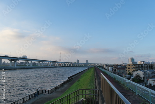 荒川の景色 Arakawa River Scenery
