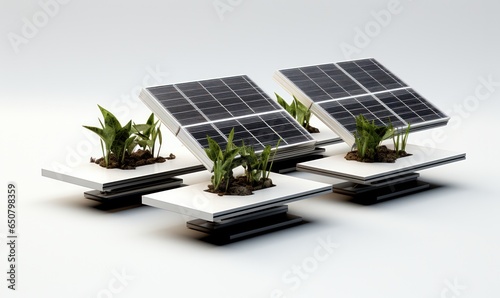 Few solar panels