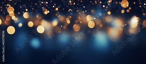 Christmas blue background