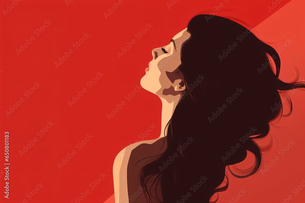 Vector of a woman