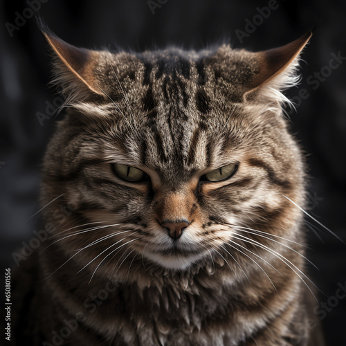 Grumpy Angry Cat