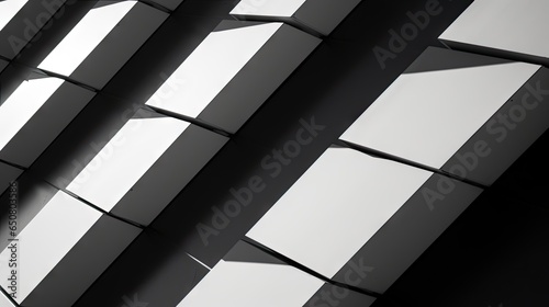 Abstract background architecture lines. shade, and shadow in modern architecture detail, black and white