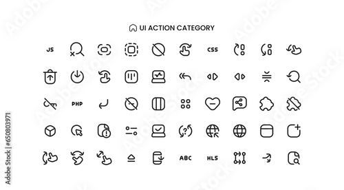 Google material curved icons Vol 1 - UI actions Category For use in the user interface of the site and mobile applications