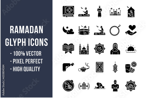Ramadan Glyph Icons