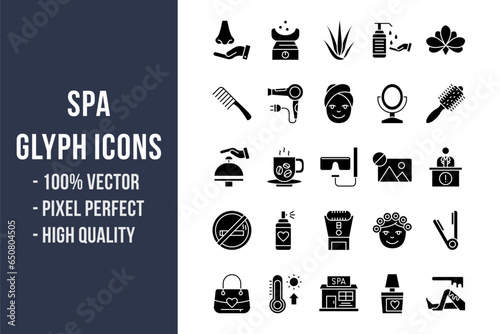 Spa Glyph Icons