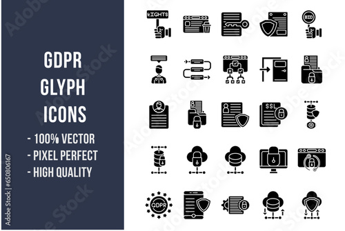 GDPR Glyph Icons