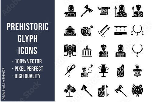 Prehistoric Glyph Icons