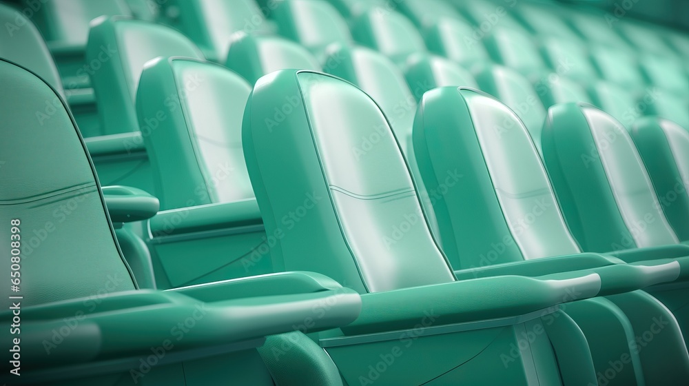 Obraz premium rows of seats in a stadium