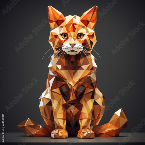 cat with a gift
