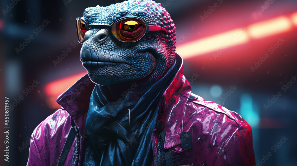 action animals cyberpunk clothes playing sophisticated weapons action animals cyberpunk clothes playing sophisticated weapons