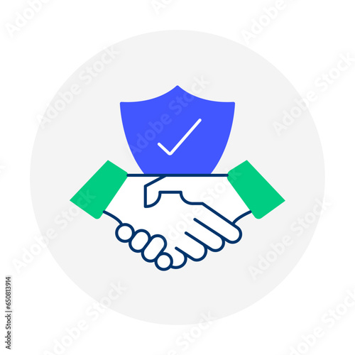 Unwavering Commitment, Dedicated Loyalty: vector icon editable stroke.