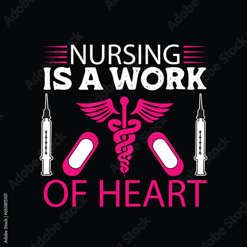 Nursing T-shirt design