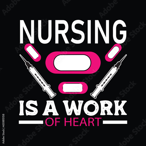 Nursing T-shirt design