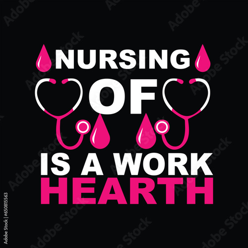 Nursing T-shirt design